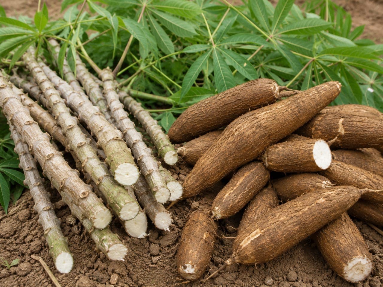 Cassava Tubers supplied by Sigmaphi Agro Consult